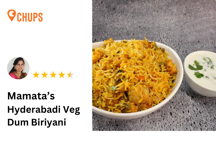 Hyderabadi veg dum biryani