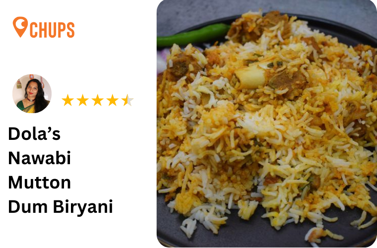 nawabi mutton dum biryani