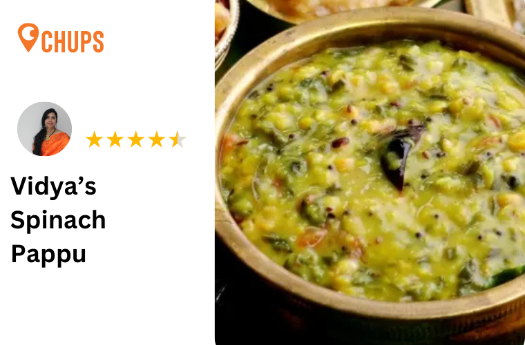 vidya spinach pappu
